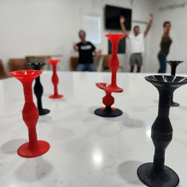 Popdarts PRO Pack Game Set (Red & Black) - Indoor, Outdoor Suction Cup Throwing Game - Competition with a POP