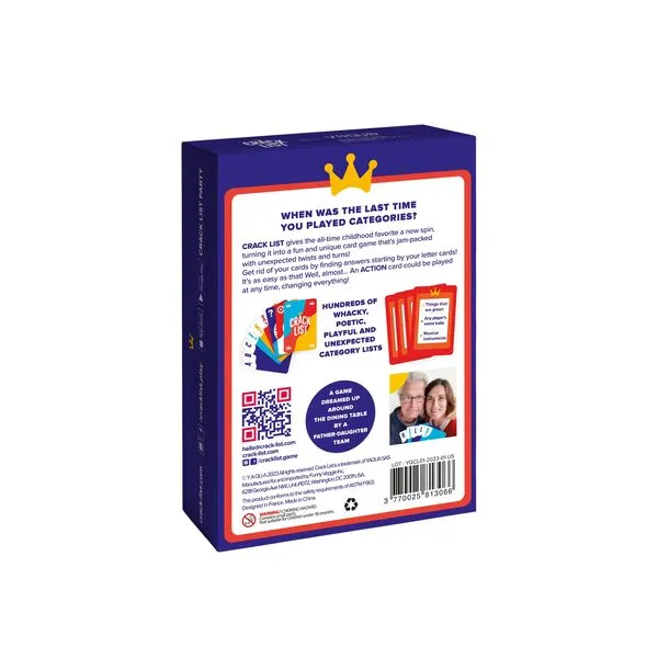 SAVANA Crack List - The Crack-You-Up Categories Card Game | 2+ Players | Game for Kids, Teens and Adults | Family Board Games | Best Family Card Game