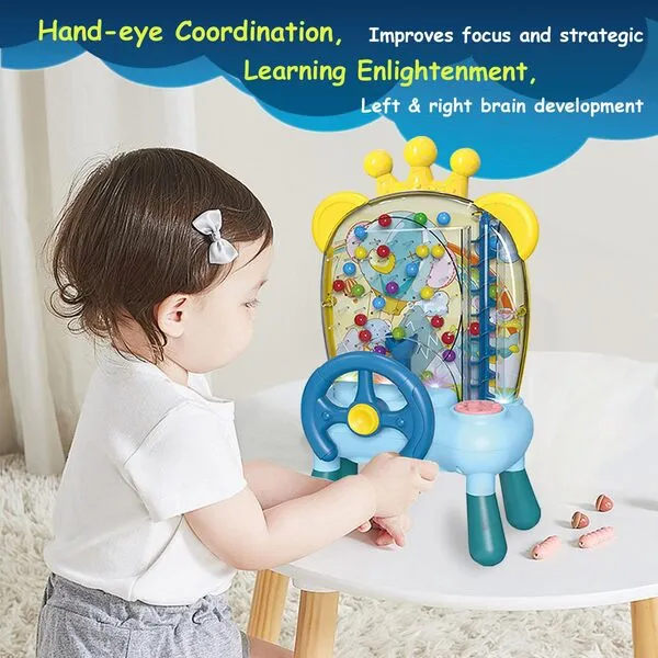 WonBlifs Toddler Toy Kids Toys, Mini Arcade Machine, Mini Pinball Machine Electronic Arcade Game Indoor Toy for Kids, Toddler Hand Eye Coordination Toys, Arcade Claw Machine Educational Learning Toys