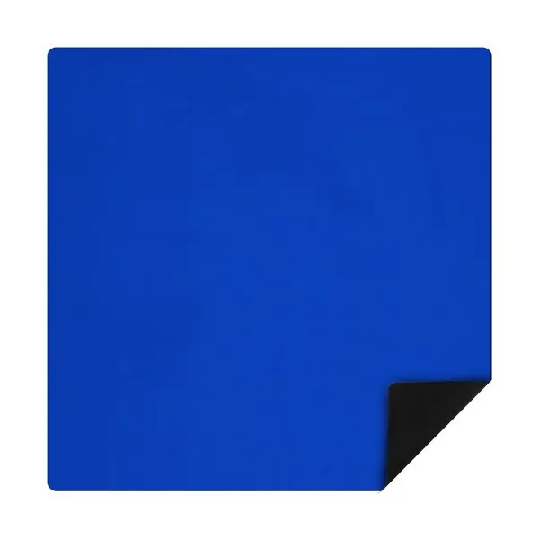 Buryeah 40 x 40 Inch Square Mahjong Mat for Table Domino Rubber Anti Slip Playmat Large Mahjong Table Mat Board Game Mat Mahjong Table Cover for Playing Paigow Poker Game Indoor Outdoor (Royal Blue)