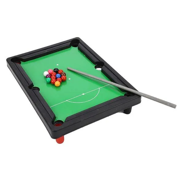 Haofy Mini Pool Table for Cats, Portable Mini Pool Table American Billiard Tables Desktop Game Children Toys