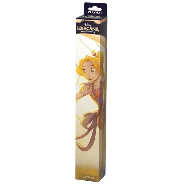 Ravensburger 11098365 Disney Lorcana TCG Playmat-Rapunzel-Computer Desk Mouse Mat Accessories, Black, One Size