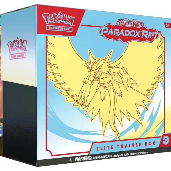 Pokemon TCG: Scarlet and Violet: Paradox RIFT: Elite Trainer Box - Roaring Moon