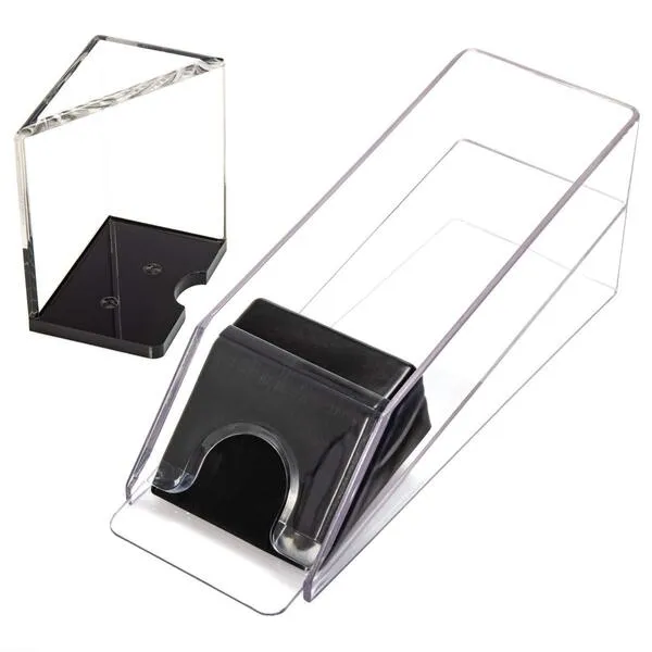 6-Deck Blackjack Dealer Shoe and Discard Tray Combo Set - Includes Bonus Cut Card!