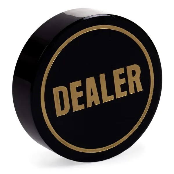 Joayuezo 3 inch Dealer Button Acrylic Dealer Button Dealer Poker Texas Holdem Gaming Things Accessories