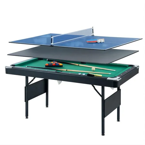 3 in 1 Multifunction Portable Game Tables, Pool/Billiard/Table Tennis Sport