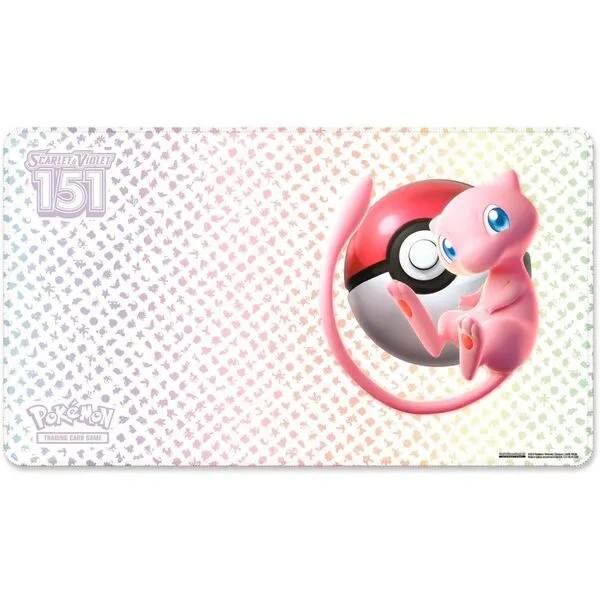 Pokemon 151 Ultra Premiem Collection Playmat - Mew and Kanto Pokedex