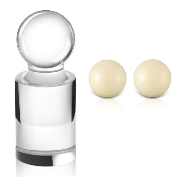 Silipull Roulette Win Marker and 2 Pcs 15 mm Roulette Balls Acrylic Roulette Marker Roulette Accessories Wheel Table Game Set