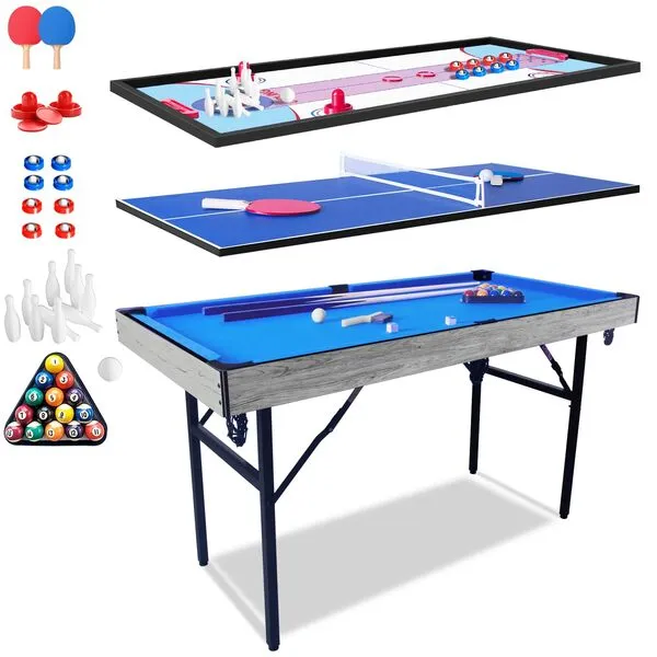 HLC 5 in 1 Folding Portabel Games with Accessories