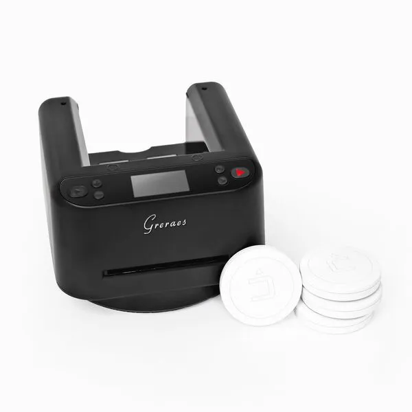 Greraes Automatic Card Dealer Machine Rotating for Playing Cards 2 Decks 360 Rotating USB Rechargeable Card Dealing Machine for Texas Holdem, Uno Card Game, Blackjack