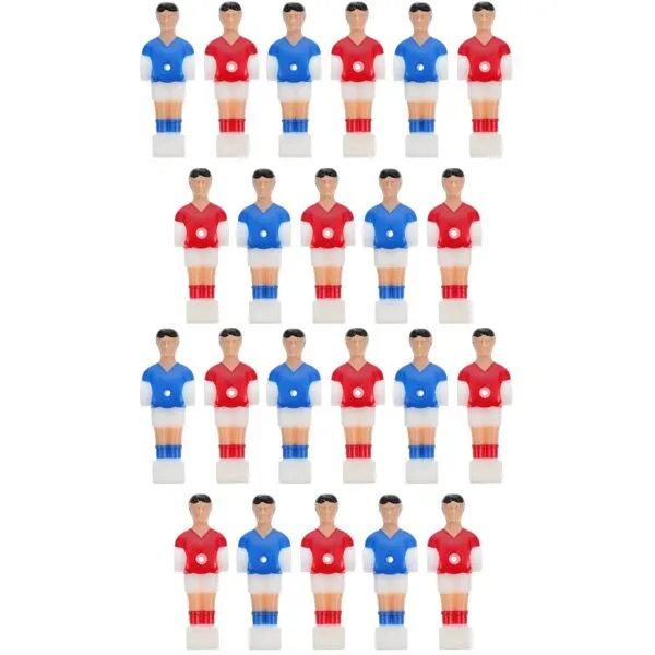 BESTOYARD 22 Pcs Football Machine Player Soccer Player Replacement Foosball Balls Replacement Table Footballs for Kids Futbolito De Mesa para Adultos Foosballs Toy Child Plastic Desktop
