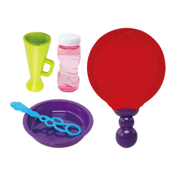 Menolana Toss and Catch Bubble Game with Racket, Table Tennis Toy for Backyard, Single Racket