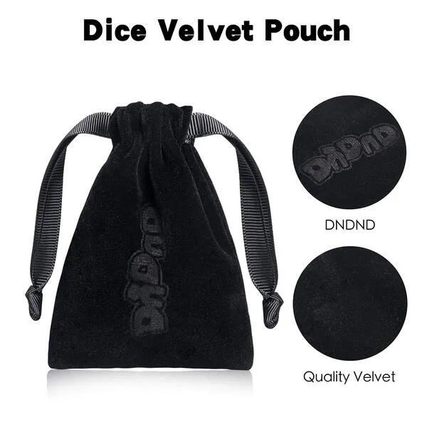 Mushroom Resin Dice Set D&D, DNDND 7PCS D&D Dice Set with Gift Velvet Bag for Dungeons and Dragons Role Playing Games and Tabletop Games(Purple Mushroom