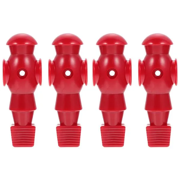 Homoyoyo 4pcs Foosball Men Replacement, Football Players Parts Foosball Man Table Player Football Machine Accessories