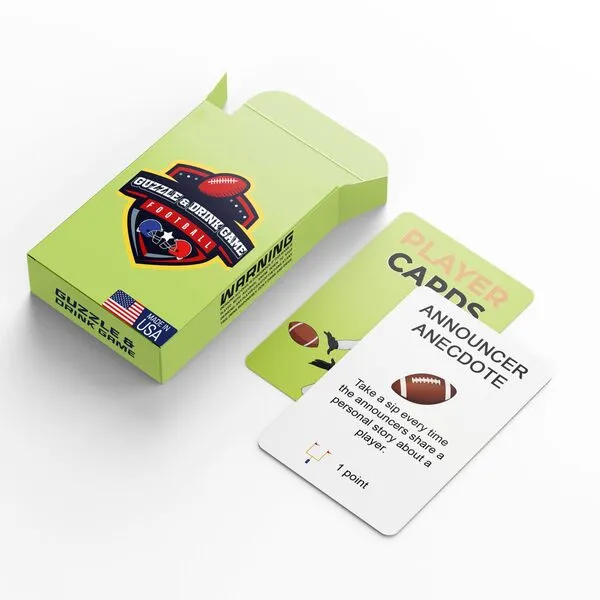Hexers Football Fun Drinking Game. Drink with Friends and Family During Game Days; Tailgates, Group Game Days, Parties, and Pre Games. Perfect for a Sports Fan.