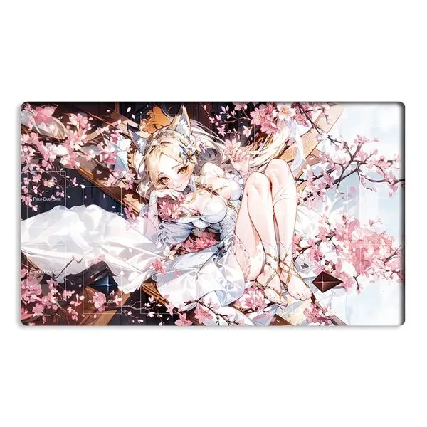 New Mlikemat Playmat TCG CCG OCG Trading Card Game Mat with Zones + Free Bag (ZD039-771-A)