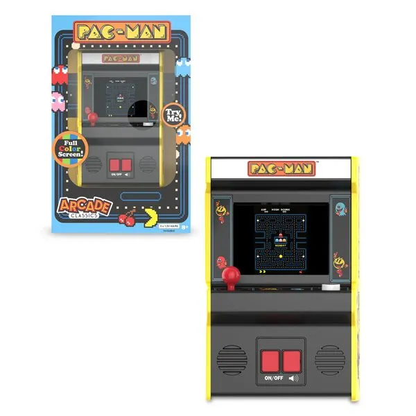Arcade Classics Pac-Man - Retro Mini Arcade Game, 4-Color Screen, Great Gift for Kids 8 to 98