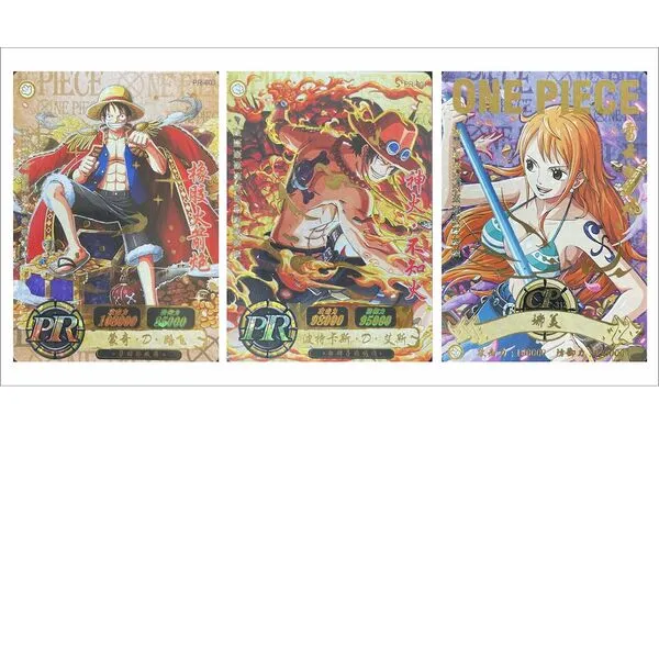 Anime Trading Cards: One Piece collectable Trading Cards - Assorted collectable Cards - Booster Pack Box - Booster Packs - S1-D (30 Packs)
