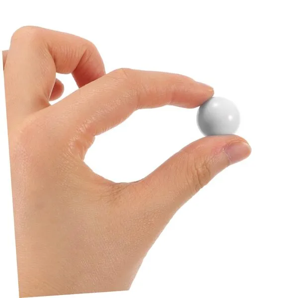 KICHOUSE 5pcs Roulette Beads Poker Wheel Pills Ball Roulette For Party Roulette Tables, Poker Wheel Ball White Acrylic Beads with Pan Household