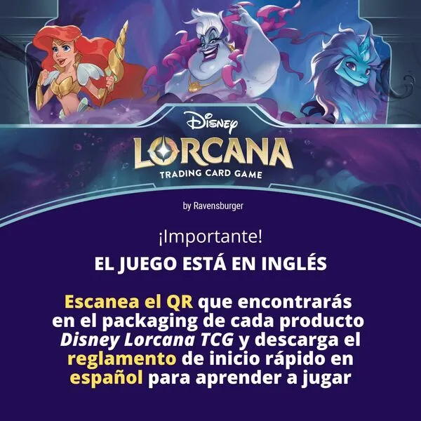 Ravensburger Disney Lorcana TCG: Shimmering Skies Starter Deck - Emerald & Steel for Ages 8 and Up