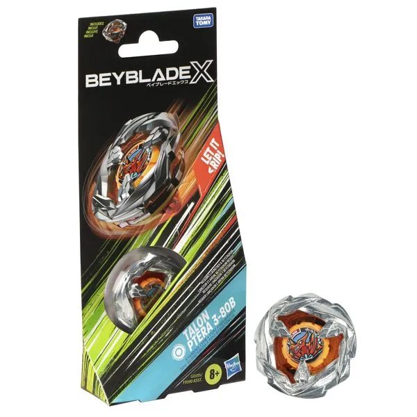 Beyblade X Talon Ptera 3-80B Booster Pack Set with Stamina Type Right-Spinning Top; Battling Top Toys for 8 Year Old Boys and Girls