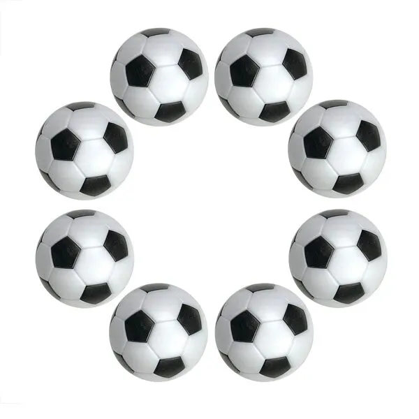 Tenalleys 8 Pack Table Soccer Foosballs 1.42 Inch Replacement Balls Soccer Game Table Soccer Balls Foosball Accessory