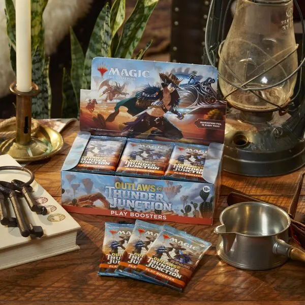 Magic: The Gathering Outlaws of Thunder Junction Play Booster Box - 36 Packs (504 Magic Cards)