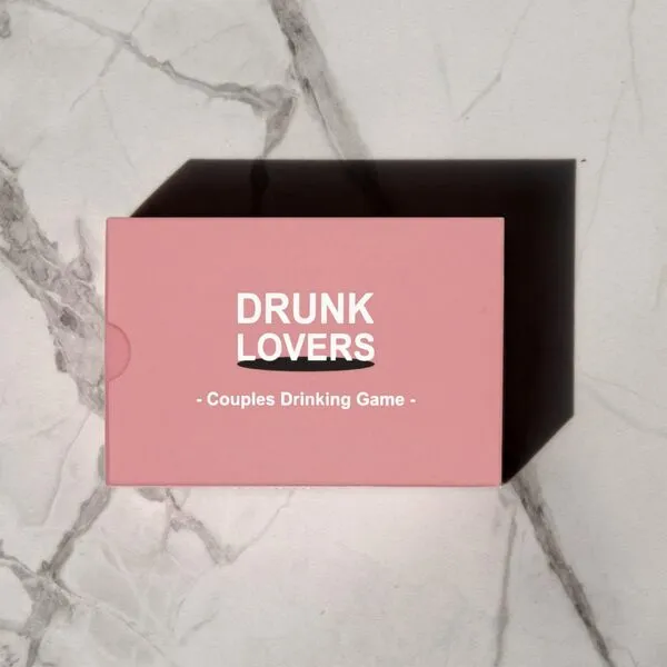 KAWAII KOI Drunk Lovers - Couple Drinking Game for Date Night, 54 Game Cards, Couple Party Cards Entertaining Game for Promoting Relationship, Perfect Anniversary Valentine\'s Day Gift