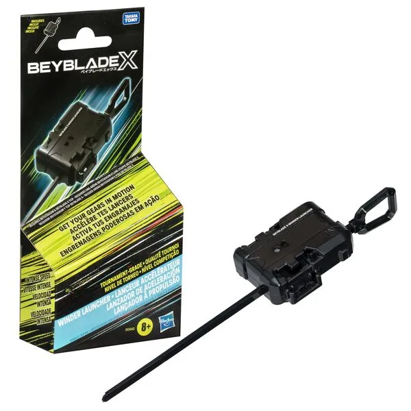 Beyblade X Official Winder Launcher for use with Beylade X Spinning Top Toys and Beystadium; Great Gift for 8 Year Old Boys and Girls