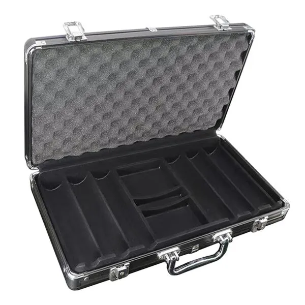 Aosekaa Chip Set Holder Chip Carry Case Portable with Handle Token Box Storage Container for Travel Household Men Women