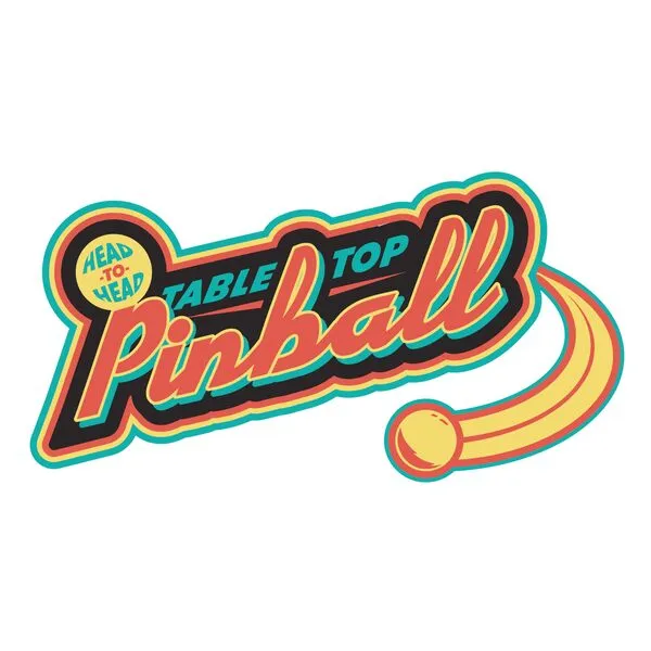 Head-to-Head Table Top Pinball - Classic Battery-Free Arcade Tabletop Game. Exciting 2-Player Family Board Game Featuring Fast-Paced Action, Educational Gameplay & Interactive Fun for Kids & Family