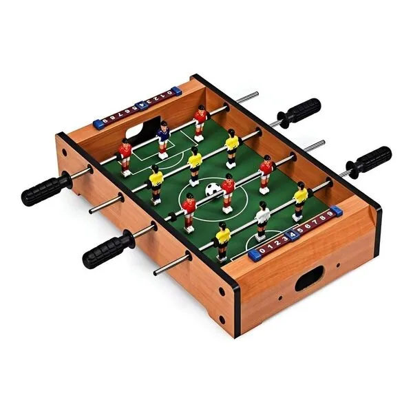 Tradeopia Premium Tabletop Foosball Game Set – Compact Classic 2-Player Indoor Soccer Game Construction – Perfect for Home, Office, and Small Spaces