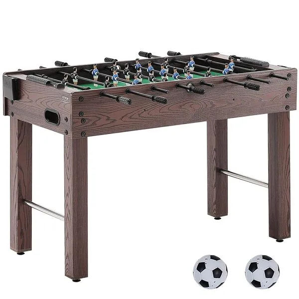 VEVOR Foosball Table， 48inches, 55 inches, Indoor Full Size Foosball Table for Home, Family, and Game Room