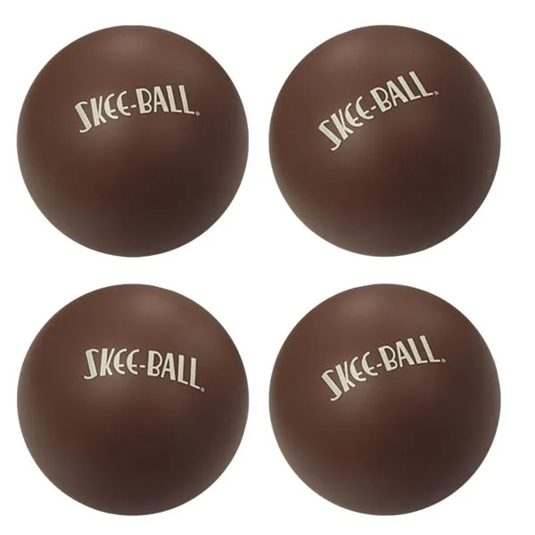 Skee-Ball Set of 4 Replacement Game Balls Home Arcade Deluxe