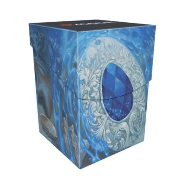 Ultra Pro - Modern Horizons 3 Sapphire Medallion 100+ Deck Box® for Magic: The Gathering, Standard Size Organizer Double-sleeved Card Protector Self-locking lid Deck Box