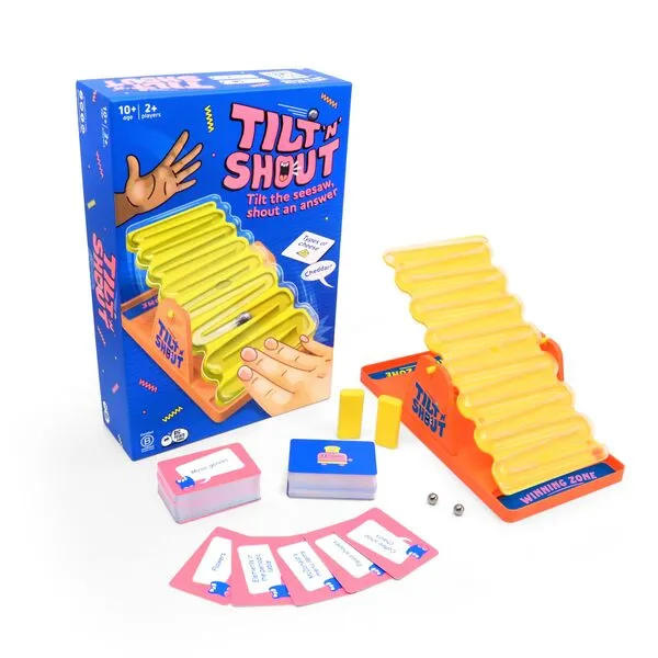 Tilt 'n' Shout: A Speedy Family Board Game for Adults and Kids, Best New Board Games 2024