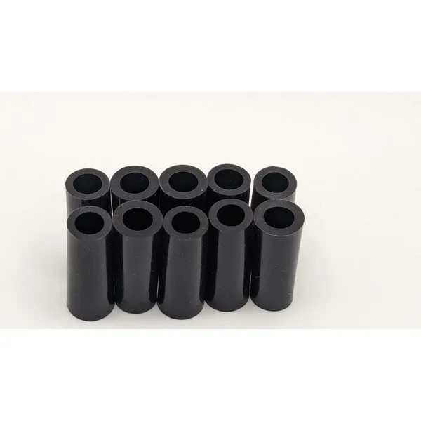 PerfectPlay 1 1/16 inch Tapered (Stern Compatible) Silicone Pinball Post Sleeves (Black, 10 Pack)