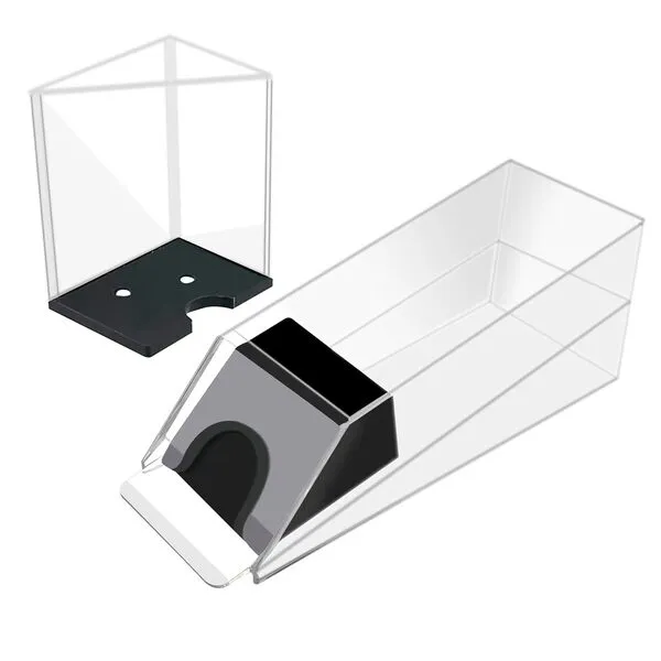 SEETOOOGAMES Blackjack Shoe Discard Tray - Poker Cards Dealing Shoe with Discard Holder - Clear Acrylic Card Dispenser Casino Blackjack Game Accessories