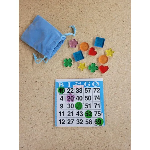 Bingo Waiters Set of 12 with Carrying Pouch